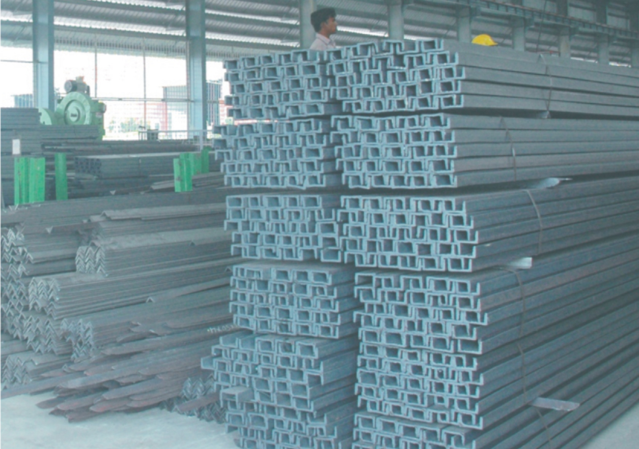 Steel rolling mill